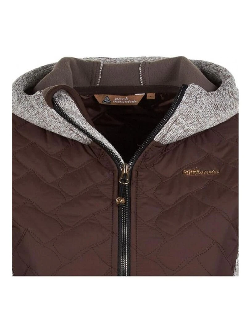 Blouson polaire femme AVA   Marron
