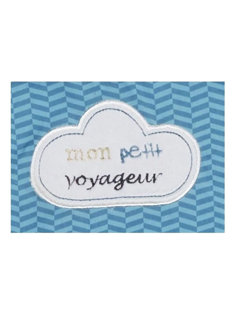 Housse de couette 140x70 cm en coton bleu   SAUTHON   Bleu