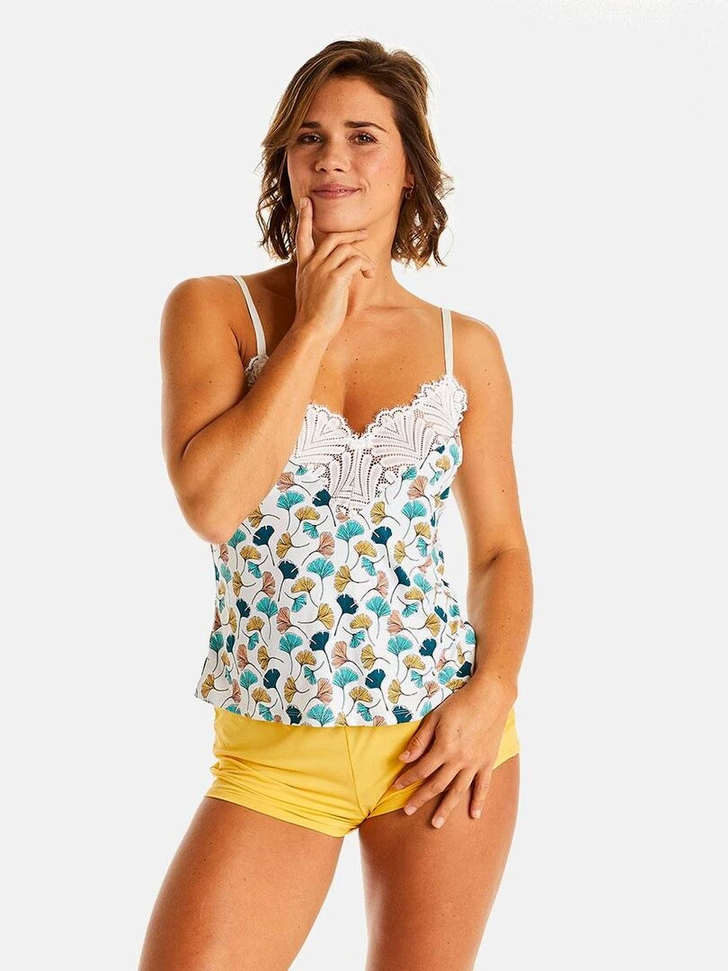 Top short TSATZIKI   Pomm'Poire   Bleu