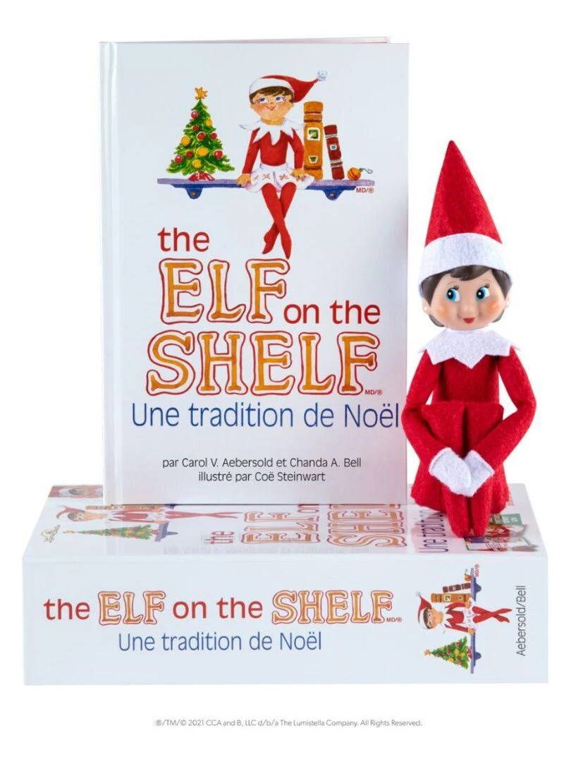 Coffret Lutin farceur fille et livre Rouge