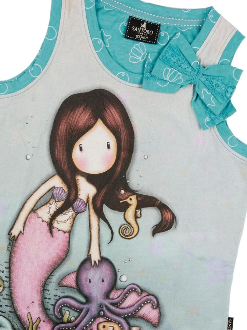 Pyjama short débardeur So Nice To Sea You Santoro bleu   Bleu