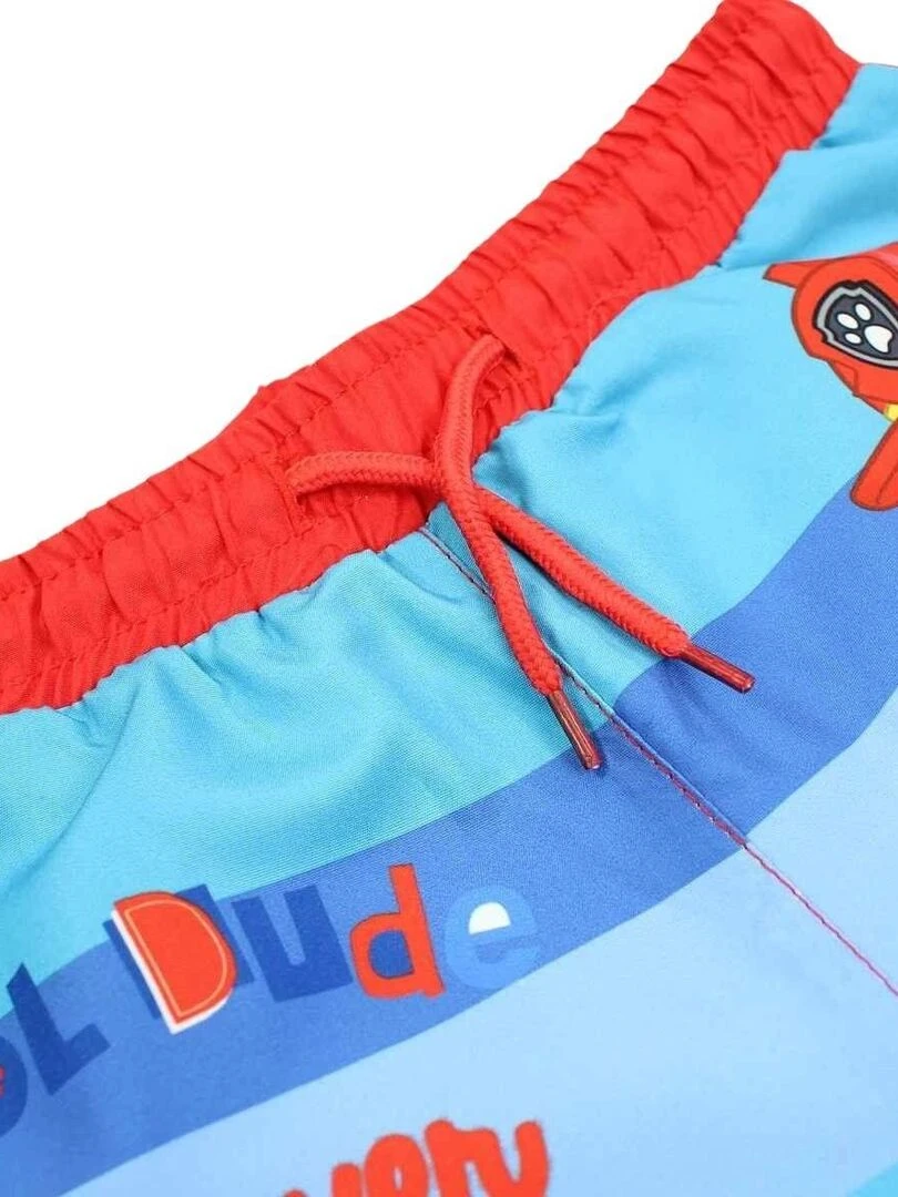 La Pat' Patrouille   Short De Bain garçon imprimé La Pat' Patrouille   Rouge