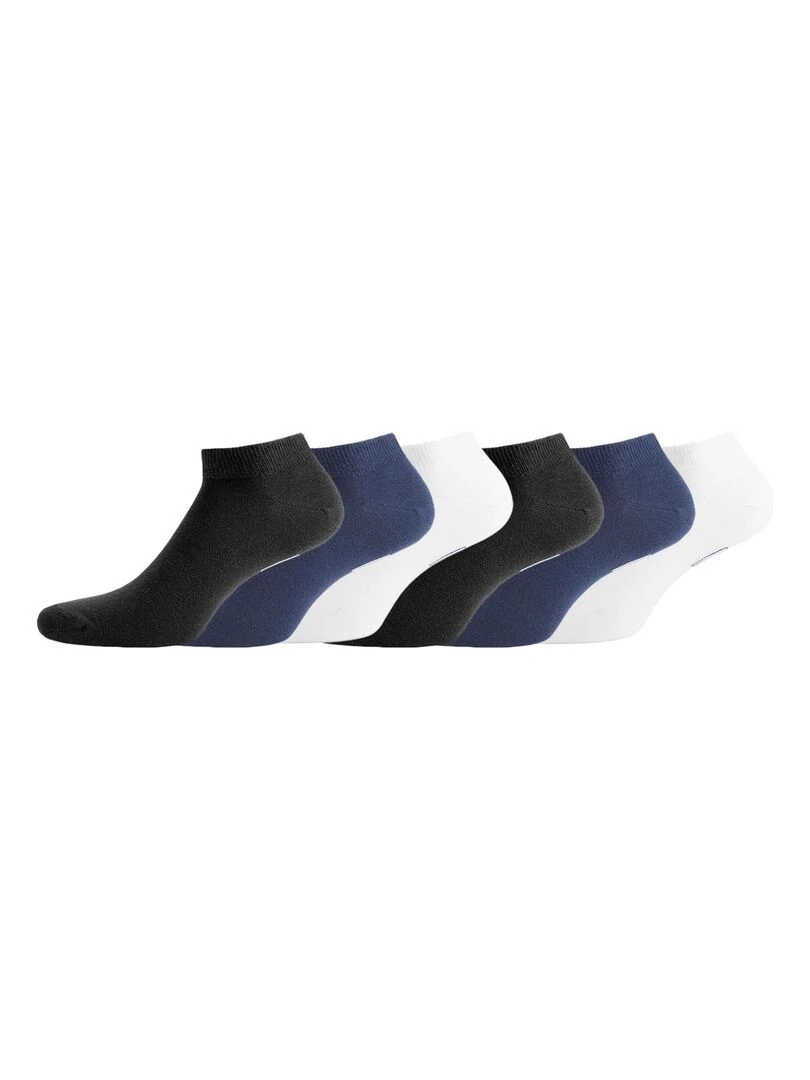 Lot de 6 Paires de Chaussettes Serge Blanco Noir