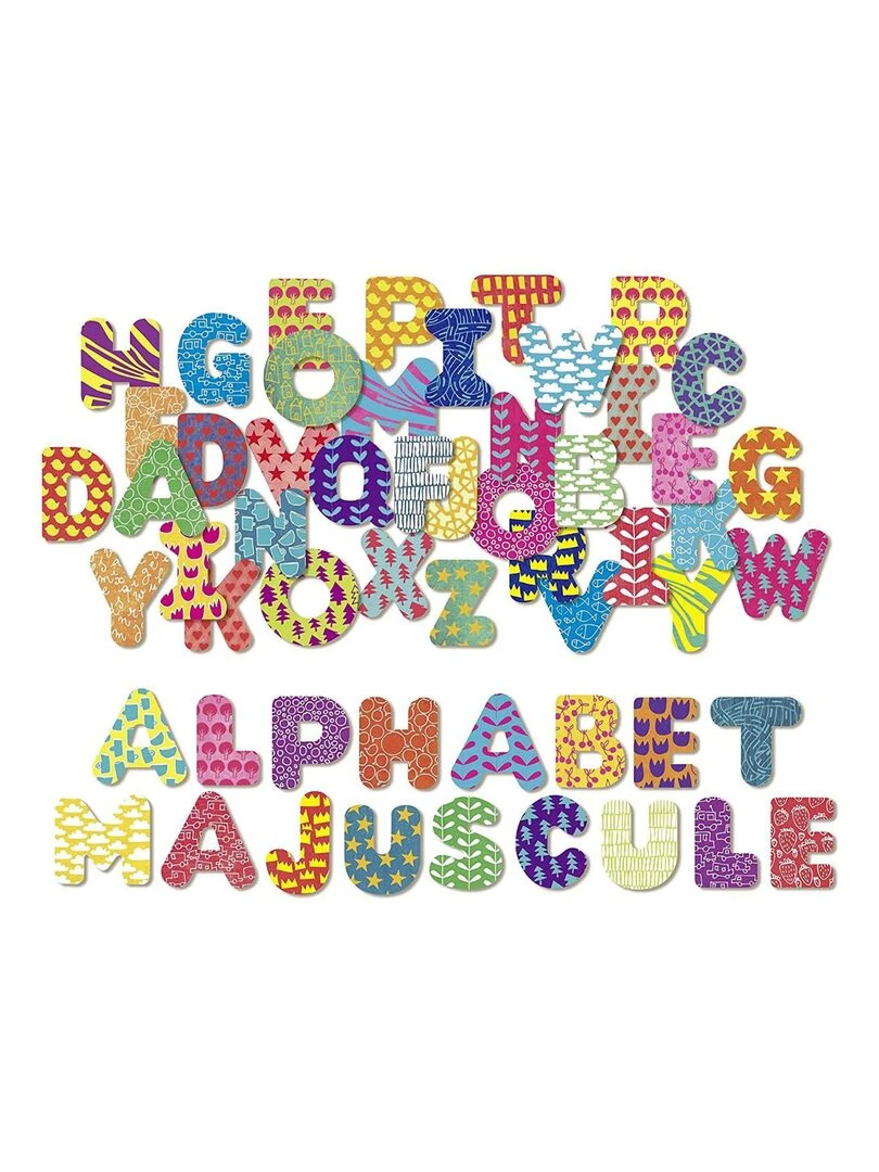 Lettres Majuscules Aimantees 56 Pc N/A
