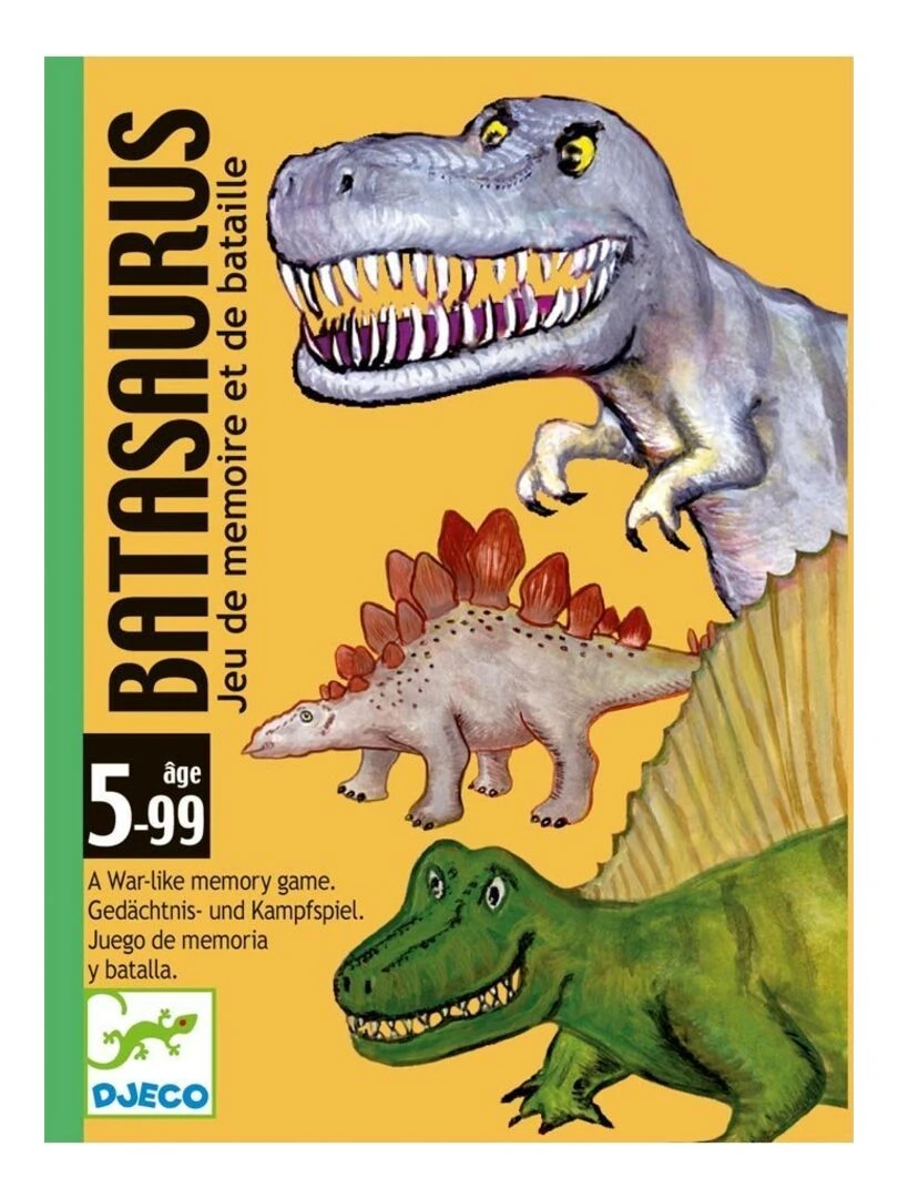 'djeco' Jeu De Mémoire Et De Bataille Batasaurus   N/A