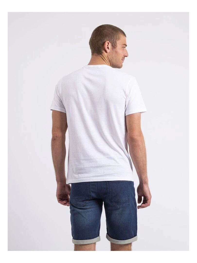 T shirt col rond NIPAGOLO Blanc