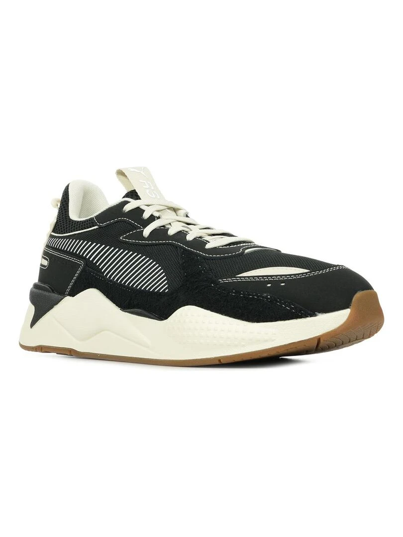 Baskets PUMA Rs X Suede Noir Blanc