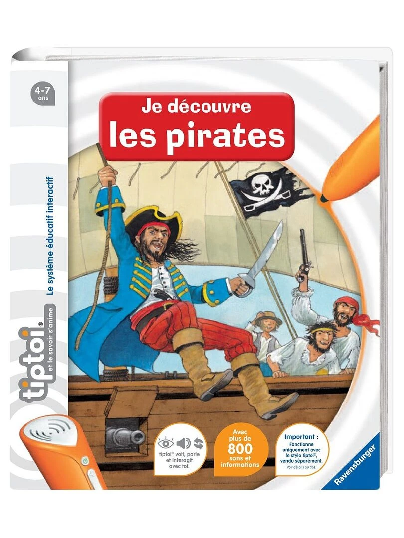 Livre électronique Tiptoi : Je découvre les pirates N/A