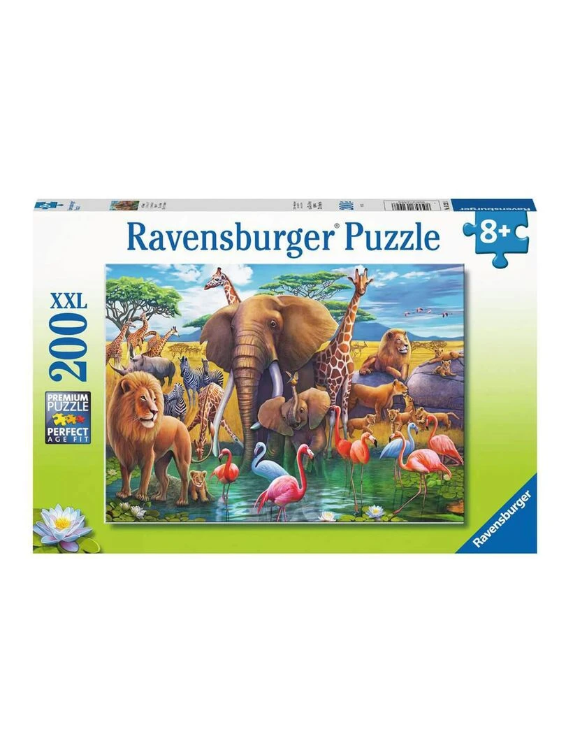 Puzzle 200 pièces XXL : En plein safari N/A