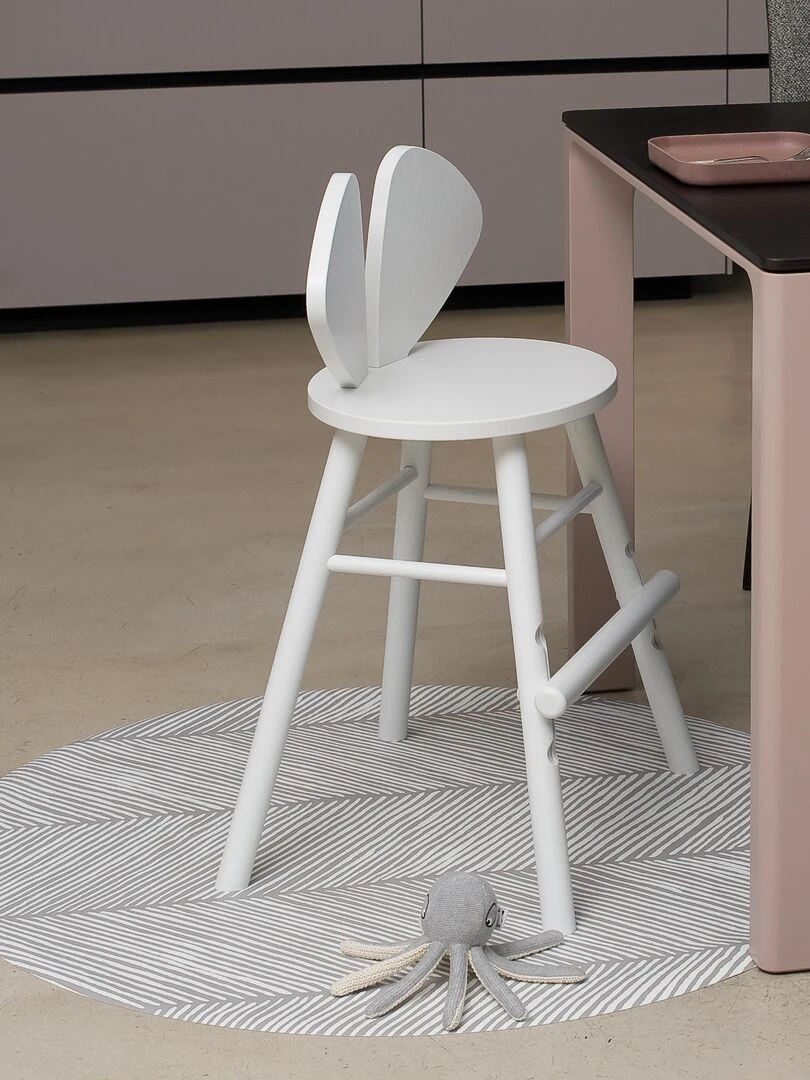 Tapis protège sol rond SAND STONE Gris foncé