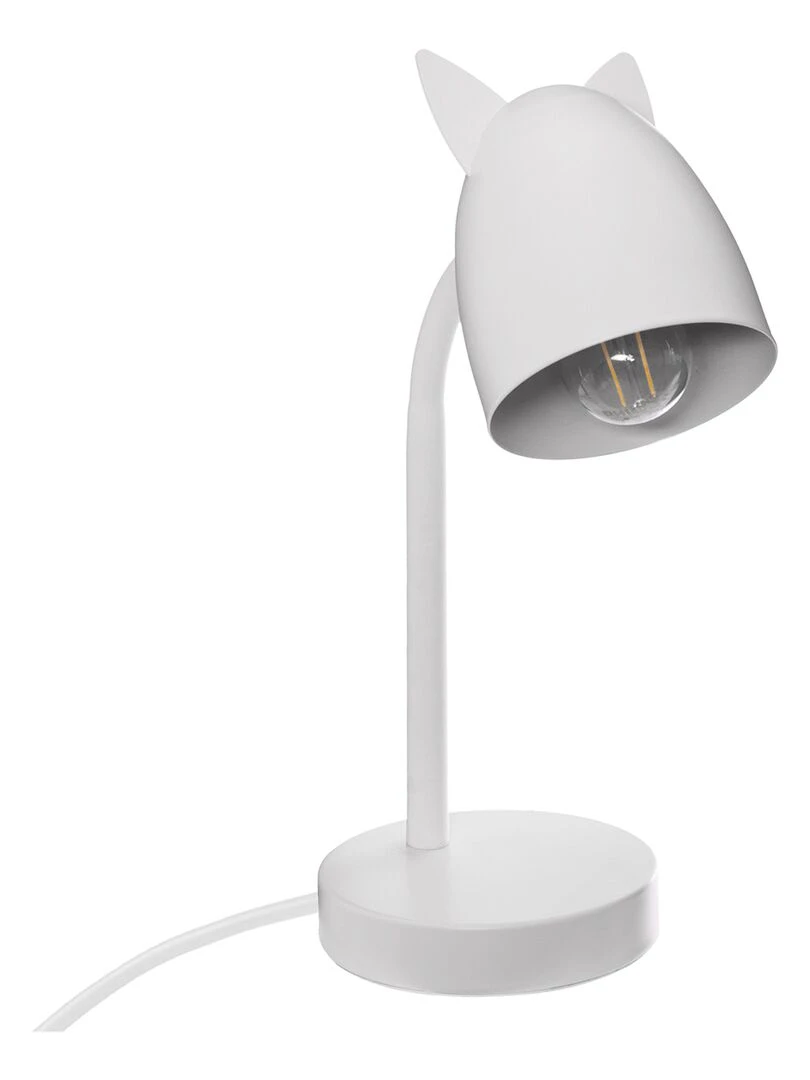 Lampe oreilles métal blanc Blanc