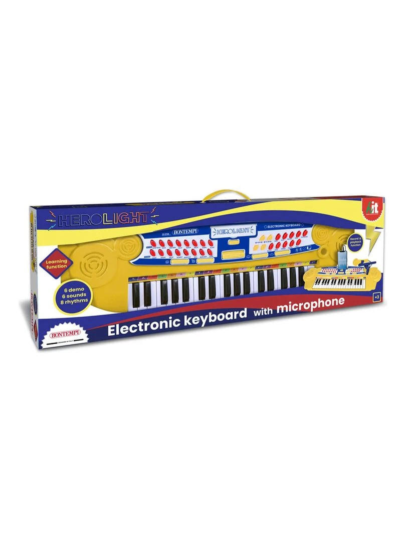 Clavier électronique 37 touches avec micro   N/A