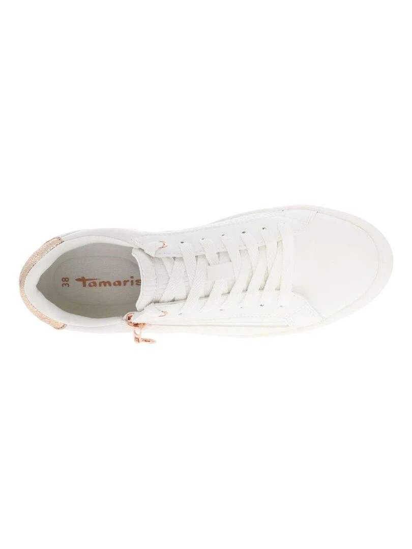 TAMARIS   Baskets basses   Blanc