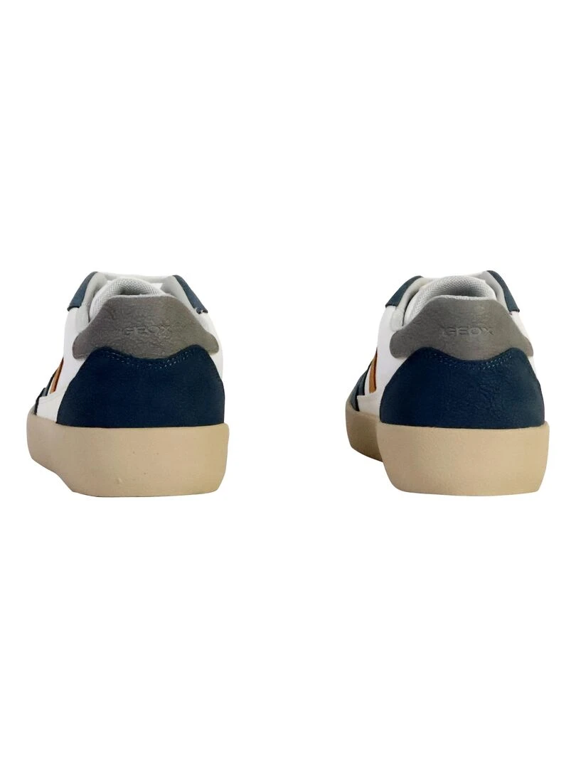 Basket Cuir Geox Affile   Bleu