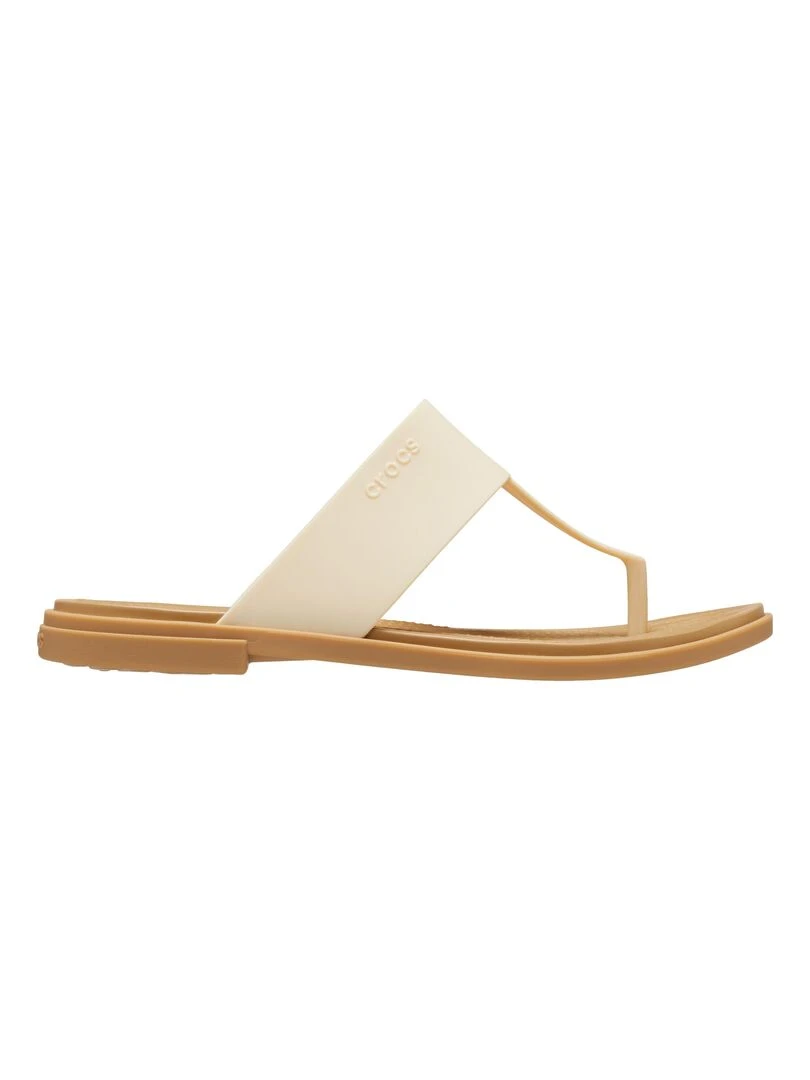 Sandales à Enfiler Crocs Tulum Flip Jaune