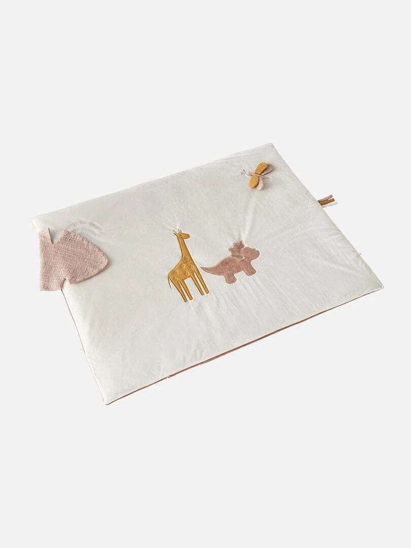Tapis de jeu et de parc 75 x 95 cm Lina & Joy Noukie's Rose