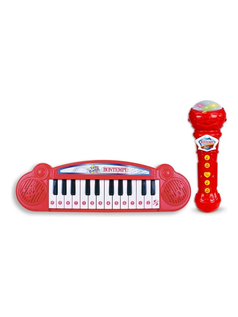 Ensemble de clavier électronique + micro rouge N/A