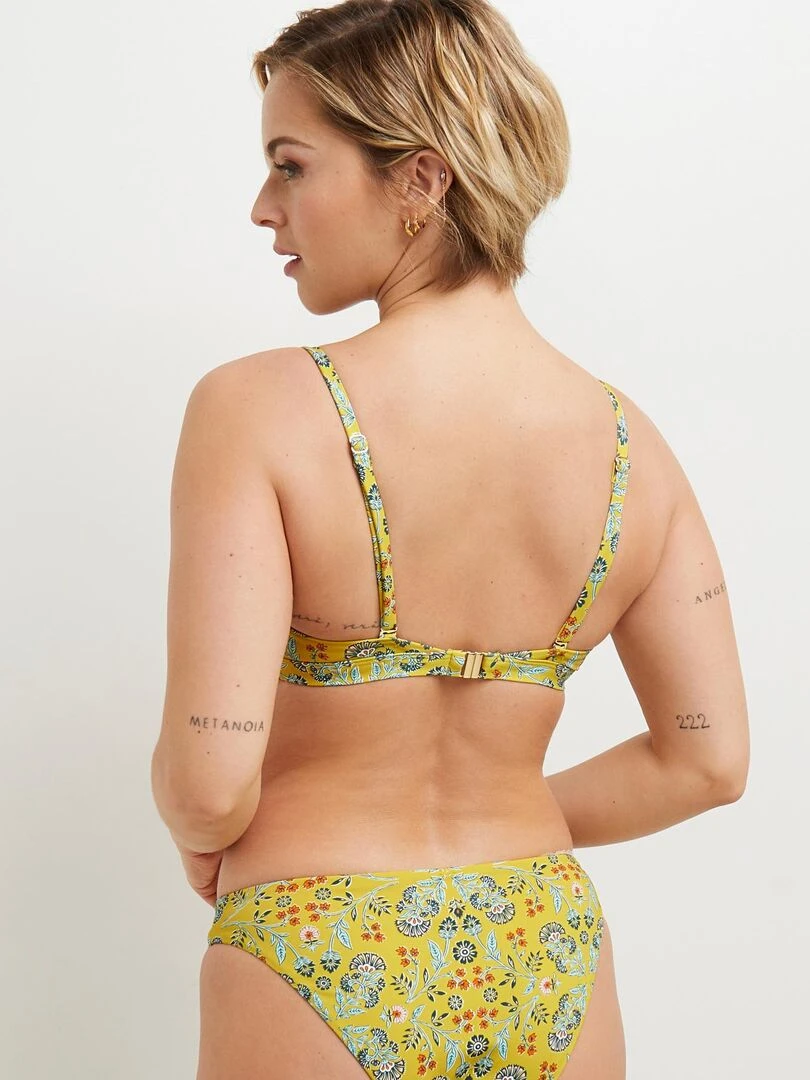 Maillot de bain triangle brassier Malice RougeGorge Lingerie Vert
