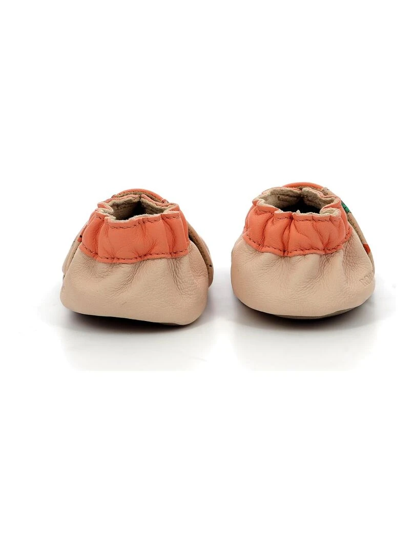 Chaussons Cuir Sweet Salade   Rose