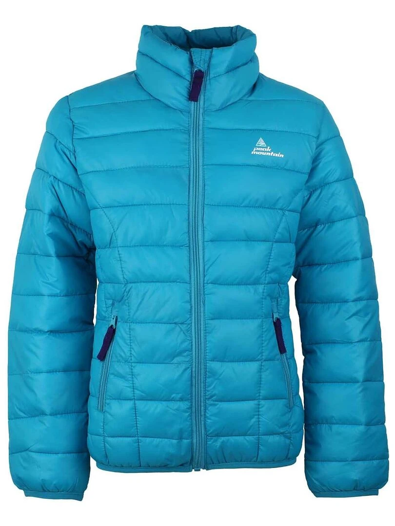 Doudoune fine fille GARO PEAK MOUNTAIN Bleu turquoise