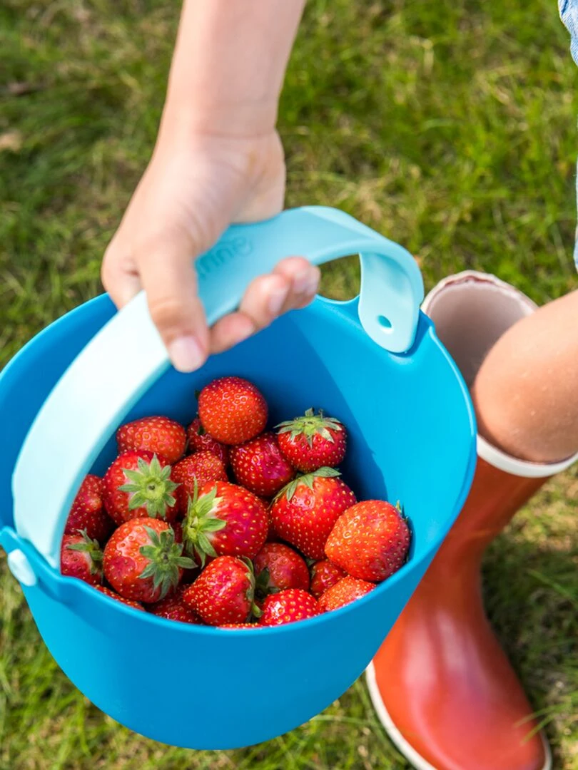 Seau de plage 2 en 1 Bucki bleu océan   Bleu