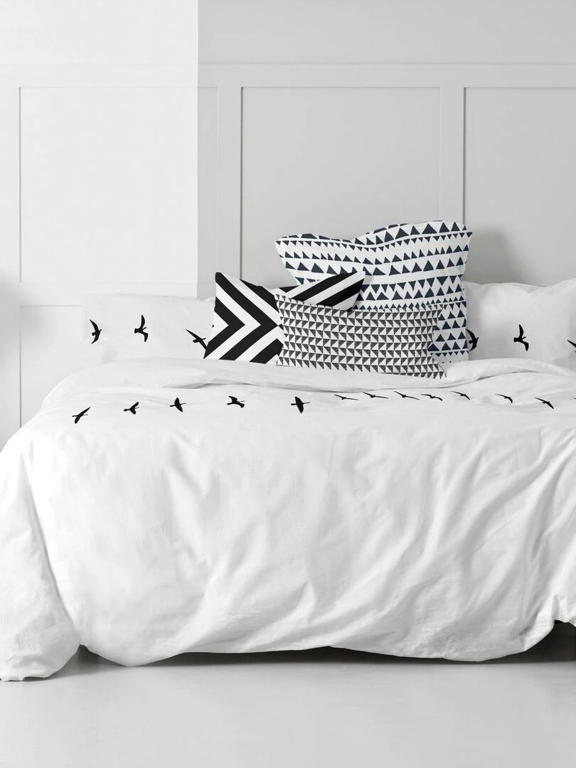 Housse de couette Trip "Happyfriday"   Blanc