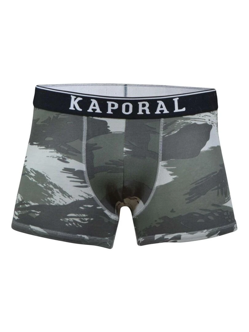 KAPORAL   Boxer coton biologique mélangé   Kaki