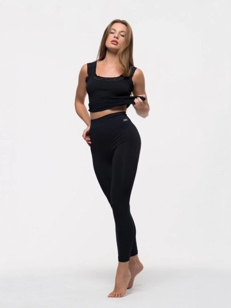 Legging minceur push up avec fibre Emana  Lena   Noir Noir