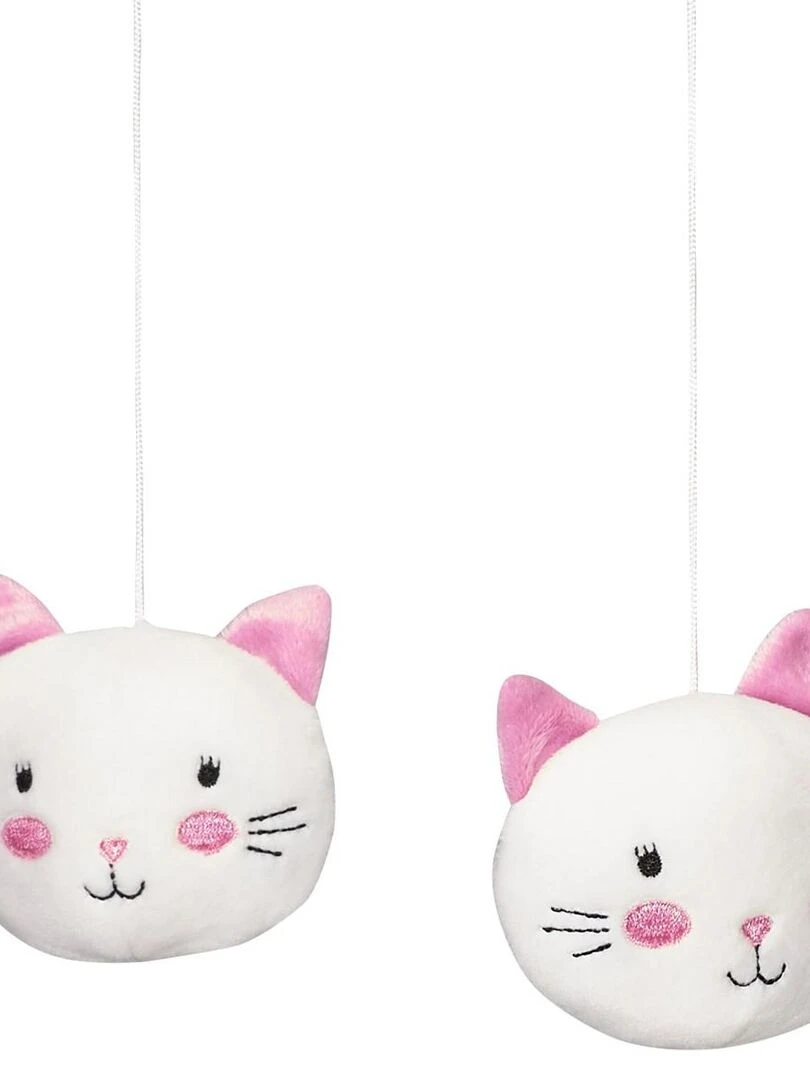 Mobile musical bébé en polyester blanc   BABYPRICE   Blanc