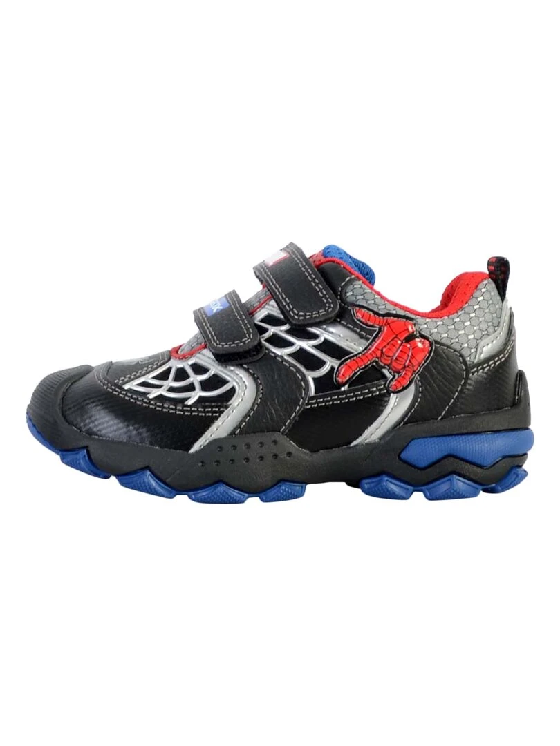Basket Cuir Enfant Geox Buller Noir