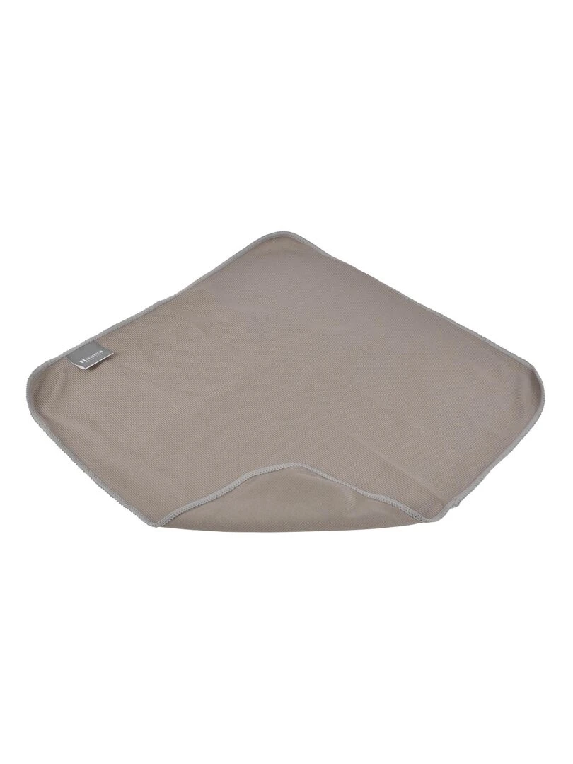 Torchon Chiffon special vitre Gris taupe