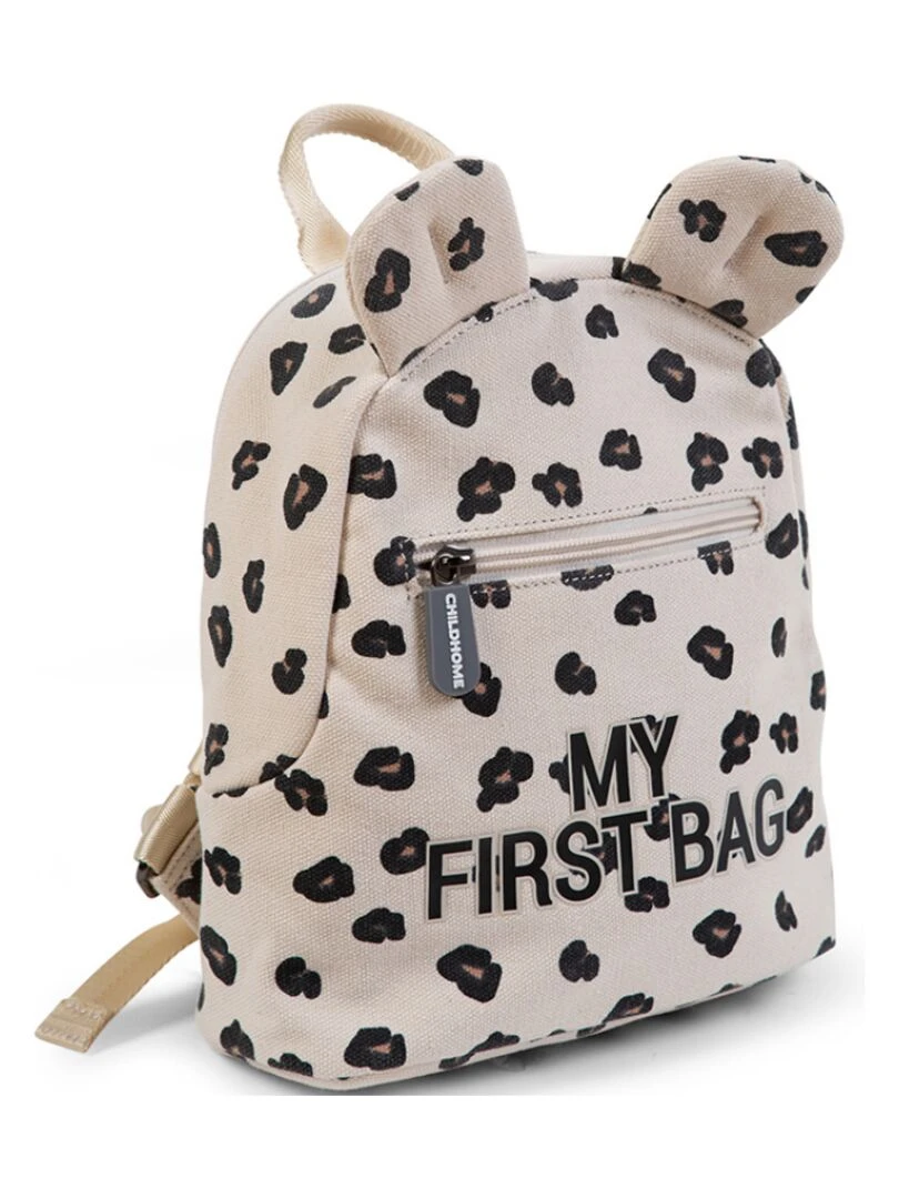 Sac à dos bébé My first bag léopard (24 cm) Beige