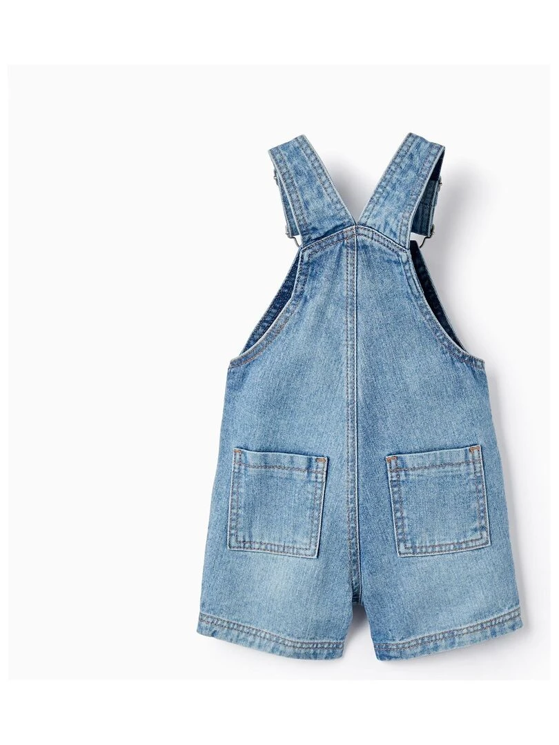 Salopette en jean en coton pour bébé garçon  SICILIAN DAYS   Bleu clair