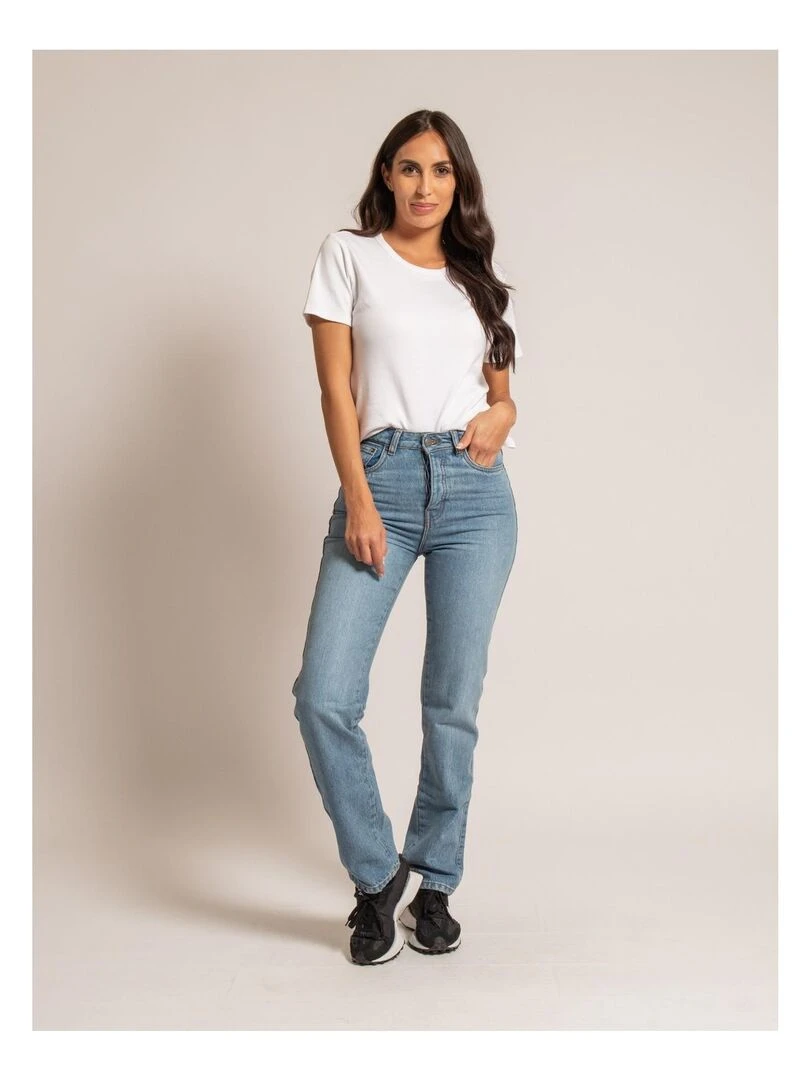 Jean coupe droite ERABLE   Bleu