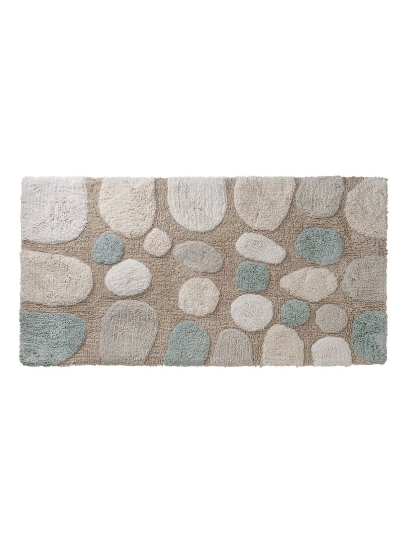 Guy Levasseur Tapis de bain en coton fantaisie beige Beige