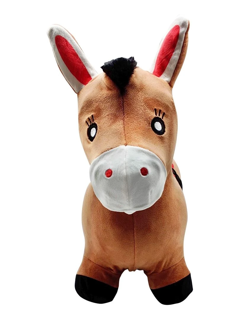 Cheval Sauteur Gonflable En Peluche   N/A