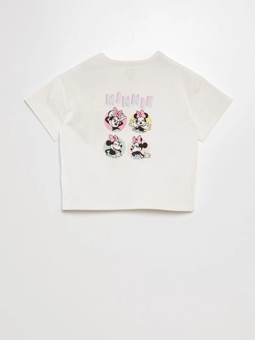 Tee shirt imprimé 'Minnie' Blanc