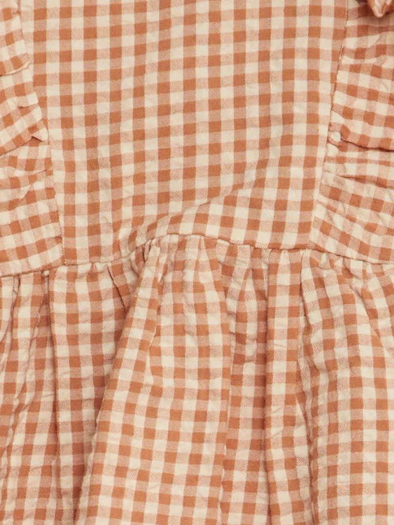 Robe à volants   Beige