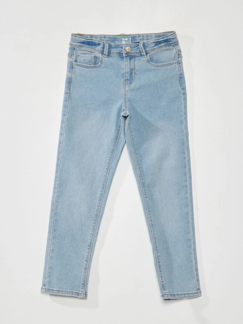 Jean slim à taille ajustable Triple stone