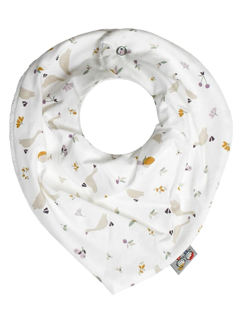 Bavoir bandana en coton Sidonia Multicolore