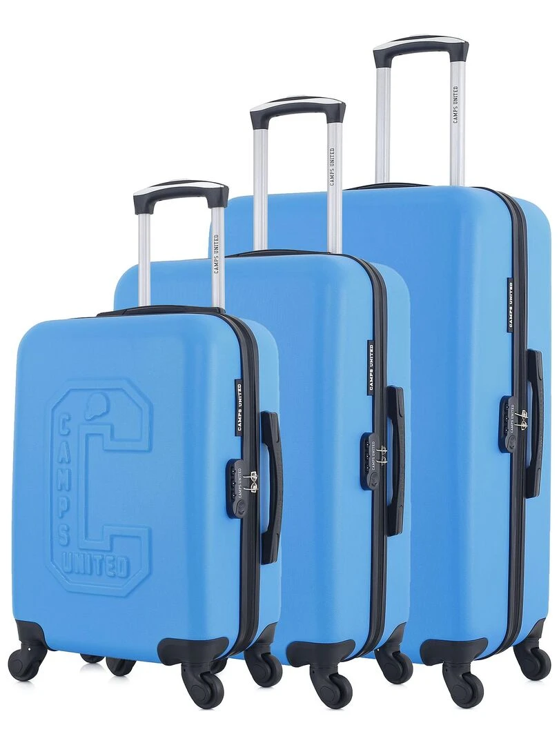 CAMPS UNITED SET DE 3 VALISES UCLA Bleu