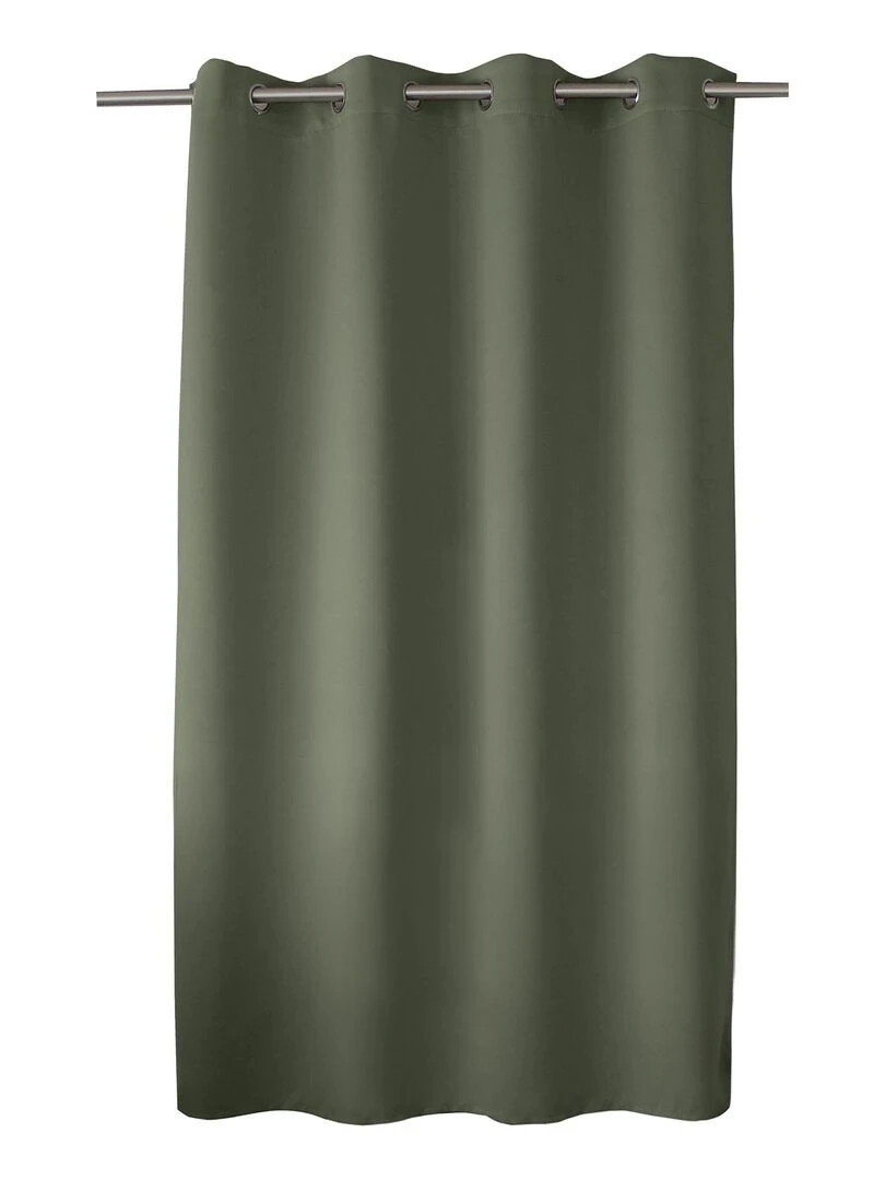 Rideau thermique en microfibre doublée Vert
