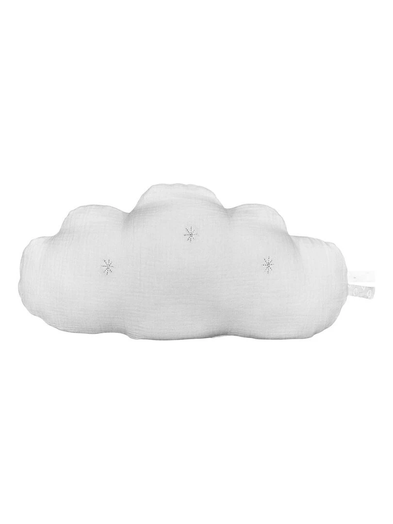 Coussin nuage en coton SAUTHON Gris