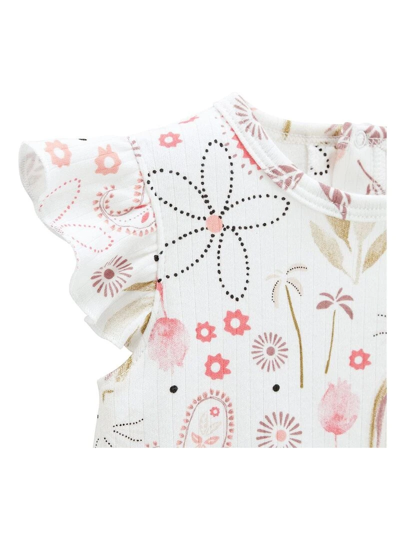 T shirt bébé Haapiti   Rose