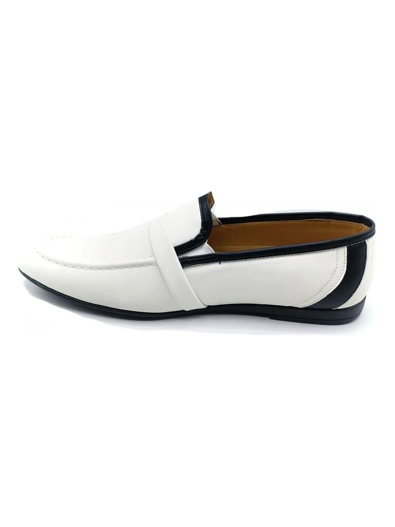 Mocassin à enfiler Kebello   Blanc Blanc