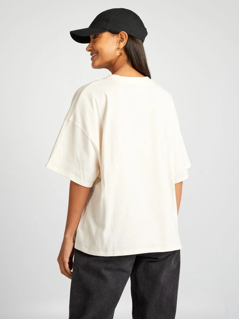 T shirt en jersey 'Blanche Neige' 'Disney'   Beige