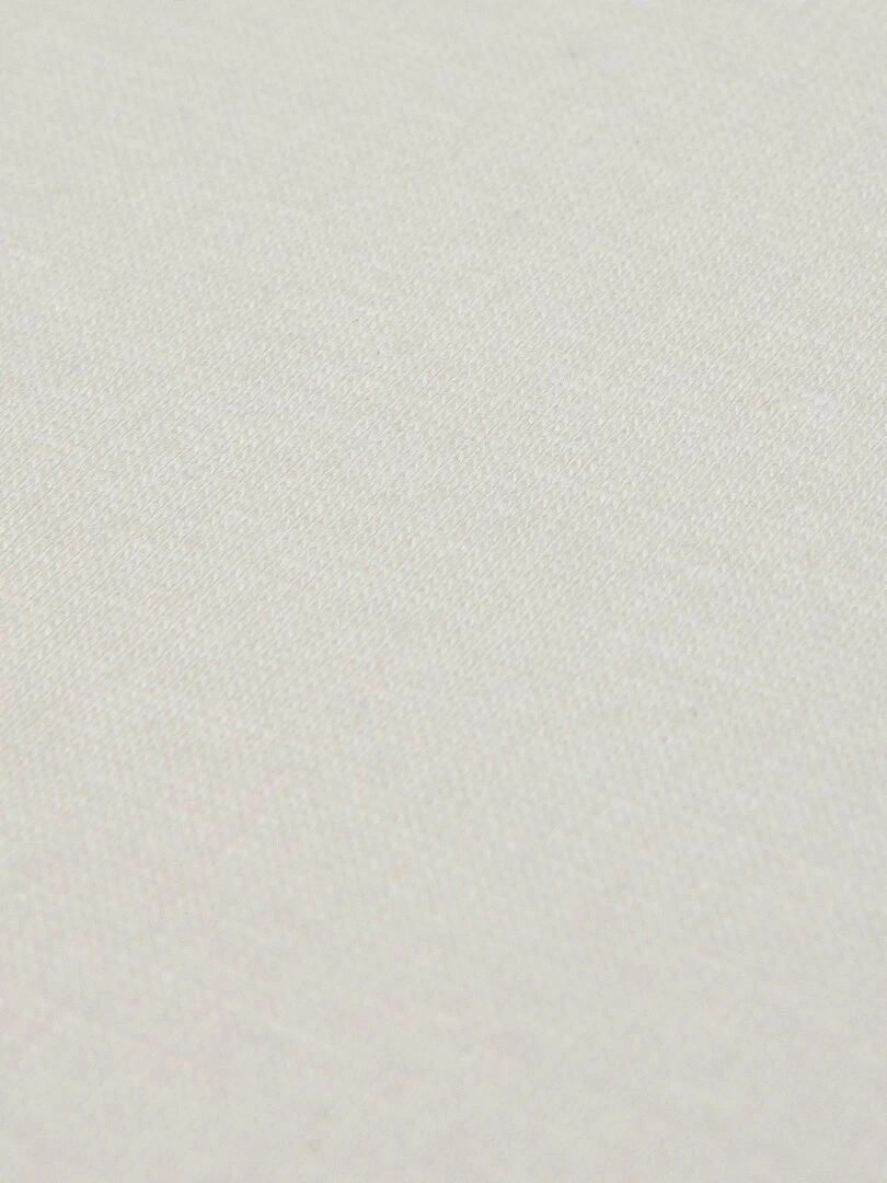 Alèse en coton bio lit bébé Blanc
