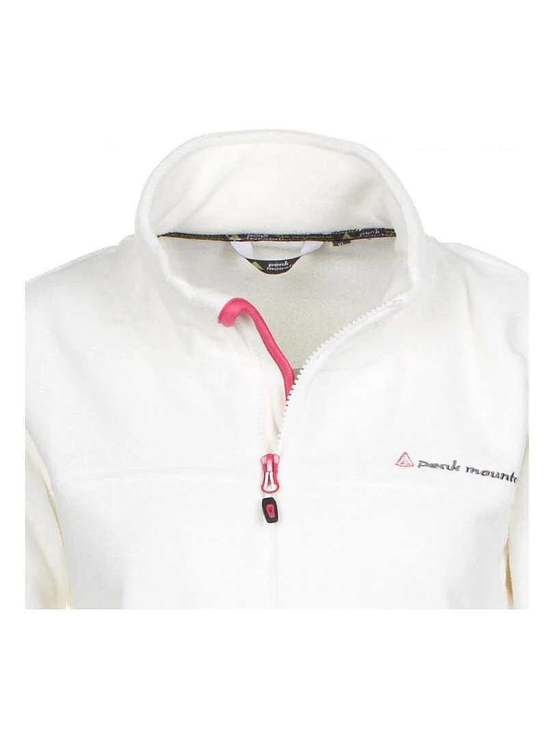 Blouson polaire femme ACESARE   Ecru