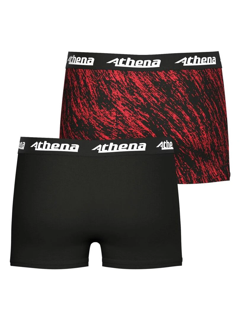 Lot de 2 boxers garçon Sport   Noir