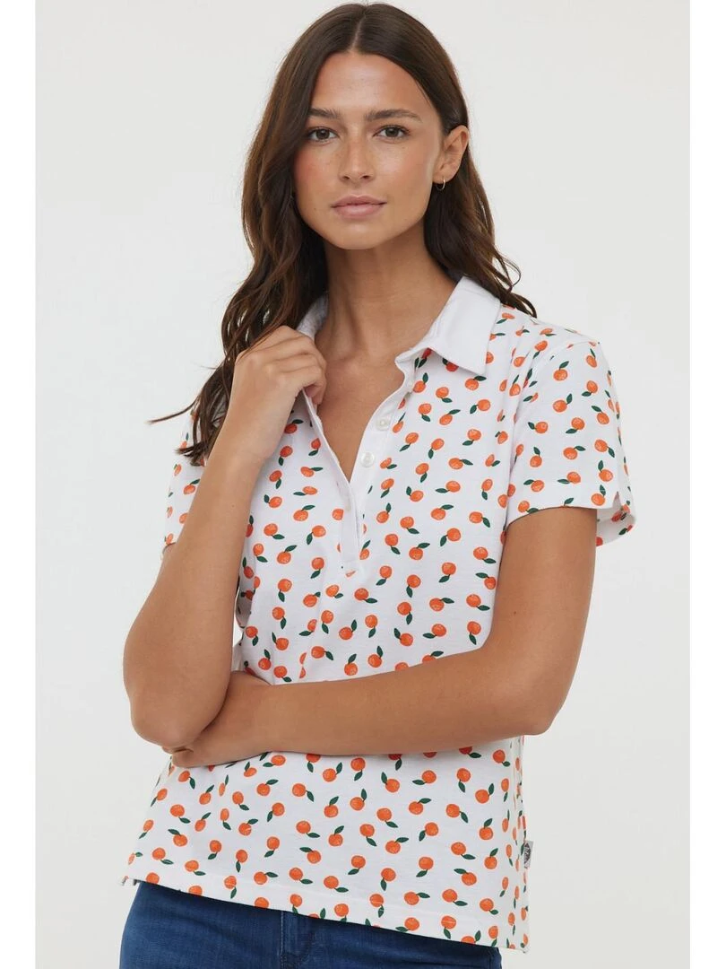 Lee Cooper   Polo manches courtes coton regular BRUME MC   Blanc